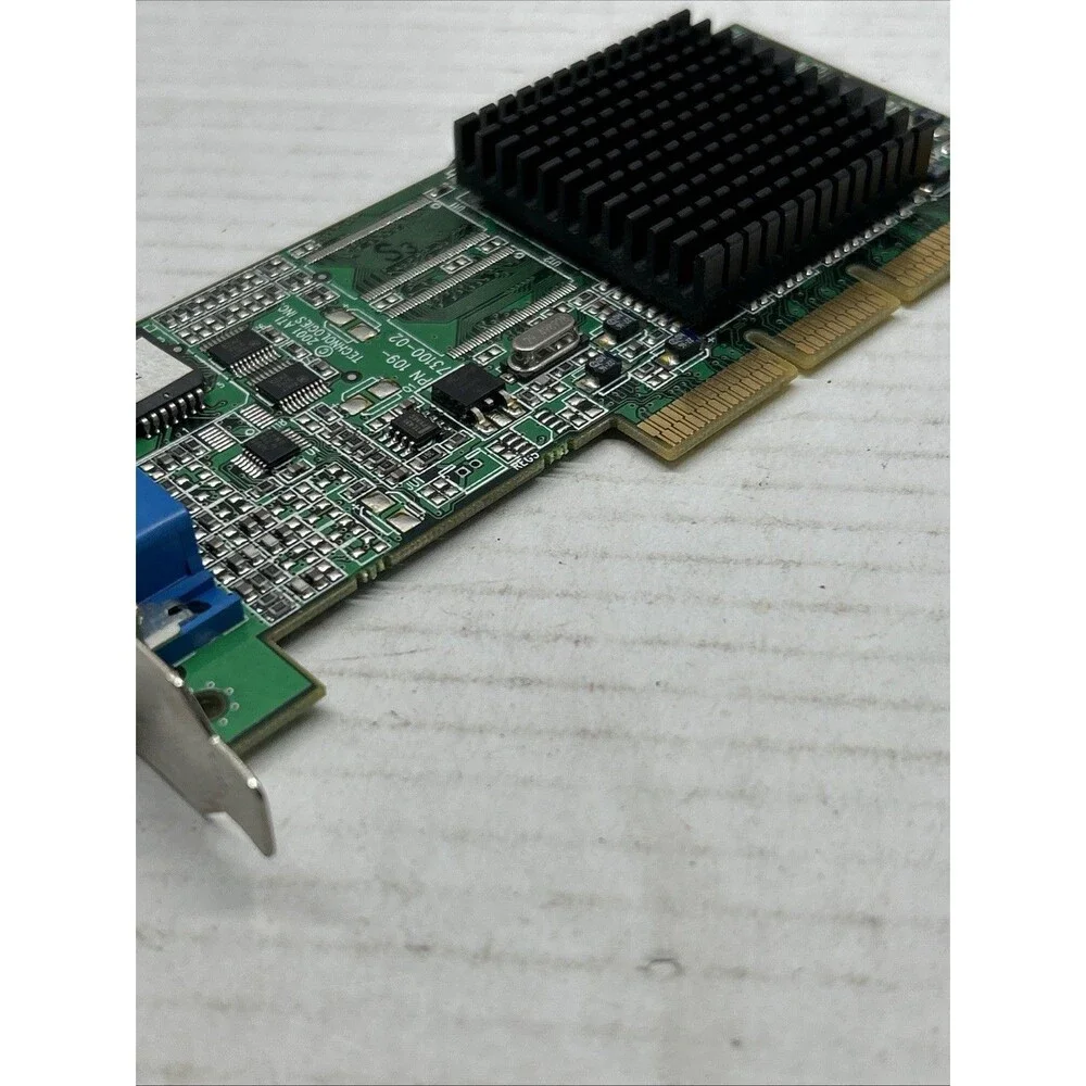 Vintage 2001 ATI Rage 128 Ultra AGP Video Card 109-73100-02 Tested